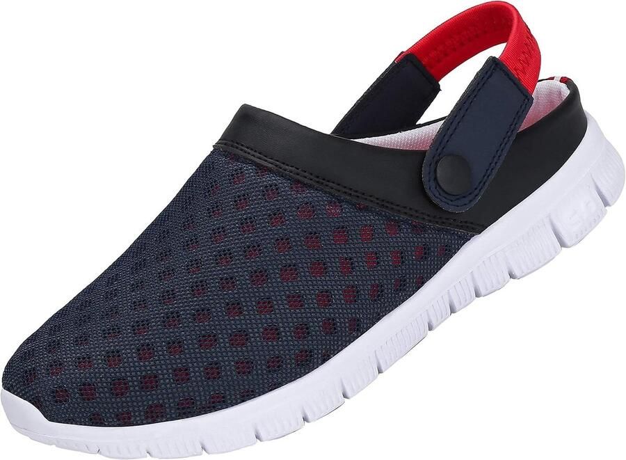 Zomer uniseks ademende klompen platte pantoffels mesh slippers muffin drag slippers outdoor strandschoenen antislip holle sandalen