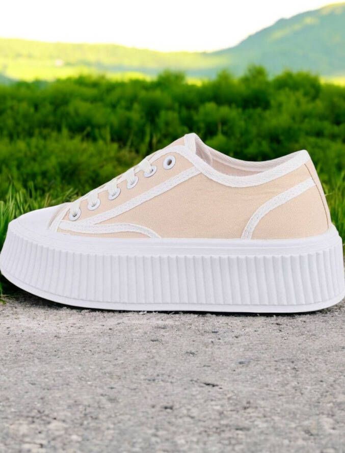 Zomer veter gympen beige
