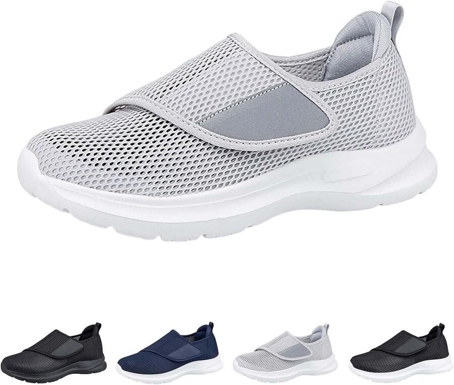 Zomerloopschoenen voor en licht ade d sportschoenen vrijetijdsschoenen zonder veters mesh wandelschoenen sneakers zomerschoenen vrije tijd effen joggingschoenen gymschoenen