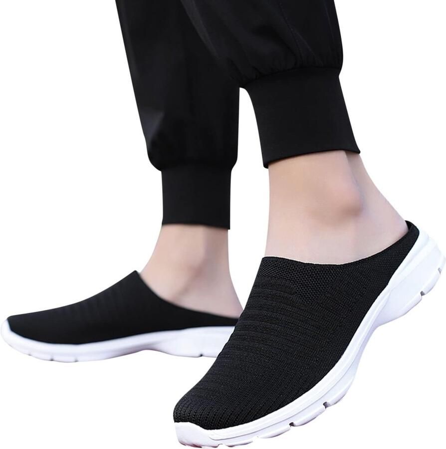 Zomerschoenen voor dames comfortabele pantoffels comfortabel ademend gymschoenen vrijetijdsschoenen wandelschoenen lichte slip-on wandelschoenen zonder veters joggingschoenen damesschoenen