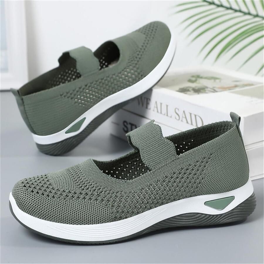 Slippers voor dames ademend en licht anti-slip met ronde neus voor dagelijks gebruik blauw roze zwart khaki paars