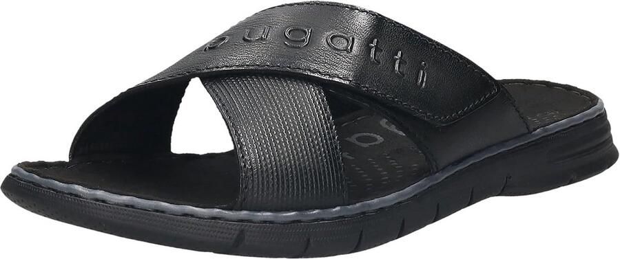 Zomerse Muiltjes Leren Sandalen Comfortabel Wandelen Flexibele Buitenzool Cognacbruin