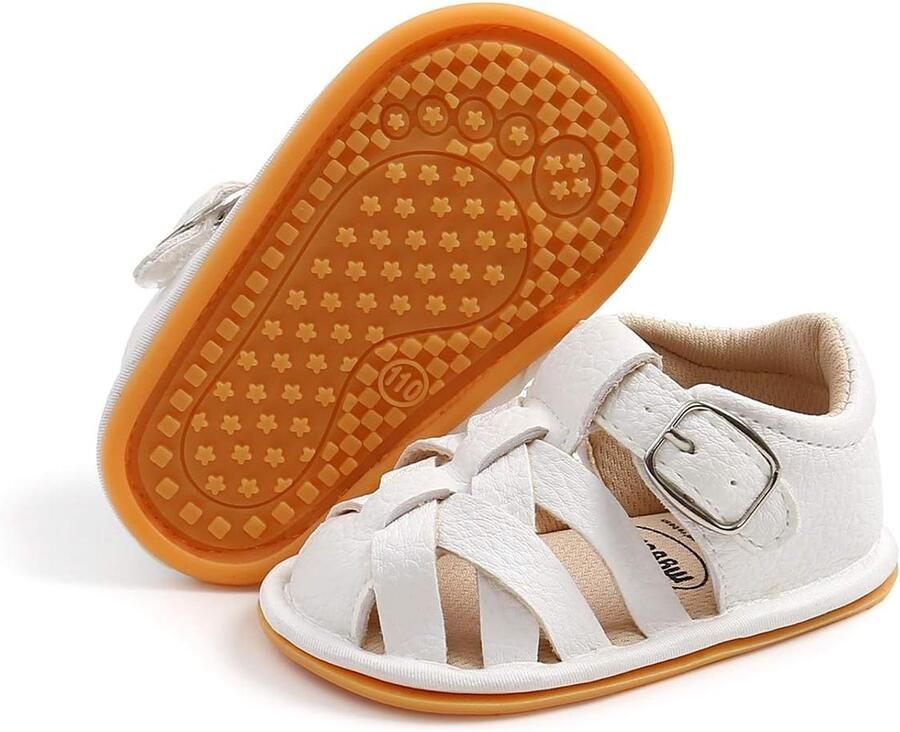 Zomerse Sandalen Baby 0-18M PU Leer Antislip Zolen Comfortabele eerste stapjes SnelShoppen