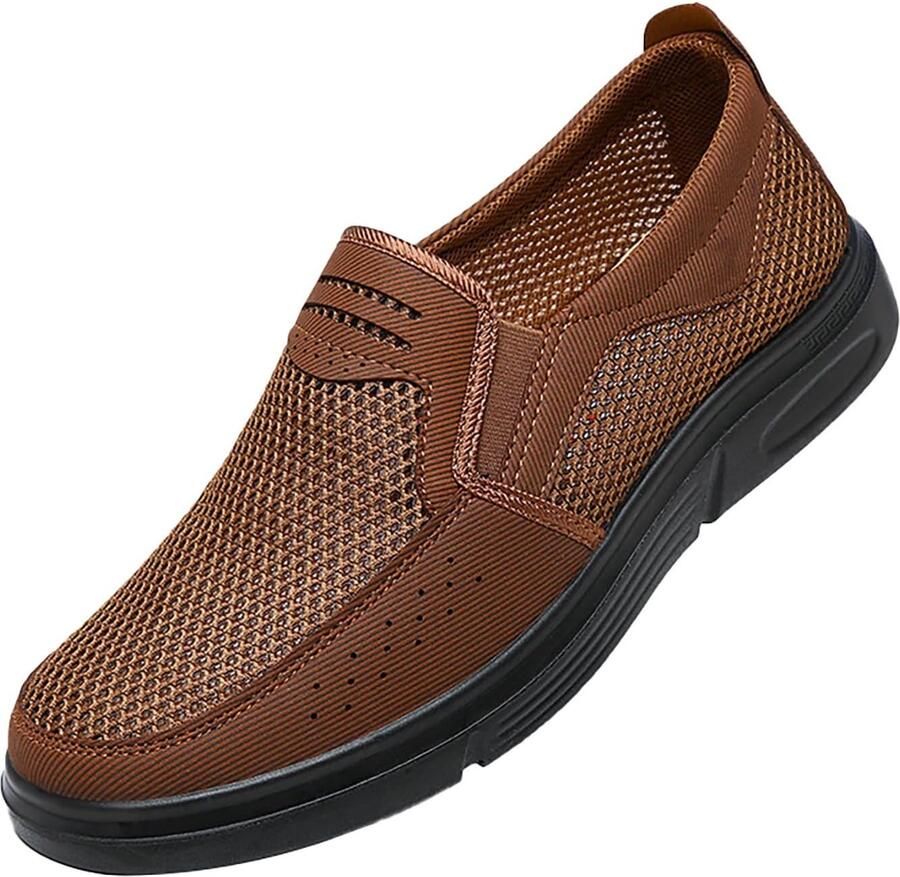 Zomerslipper: mesh vrijetijdsschoenen sportschoenen ademende werkschoenen slijtvaste slipschoenen wandelschoenen comfortabele fitnessschoenen lichte stoffen schoenen