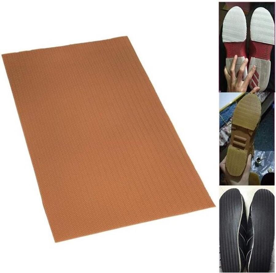 Zool Reparatiemateriaal Schoenen Anti-slip Bruin 57 x Vrijetijdsschoenen Leren Sandalen Slijtvastendum
