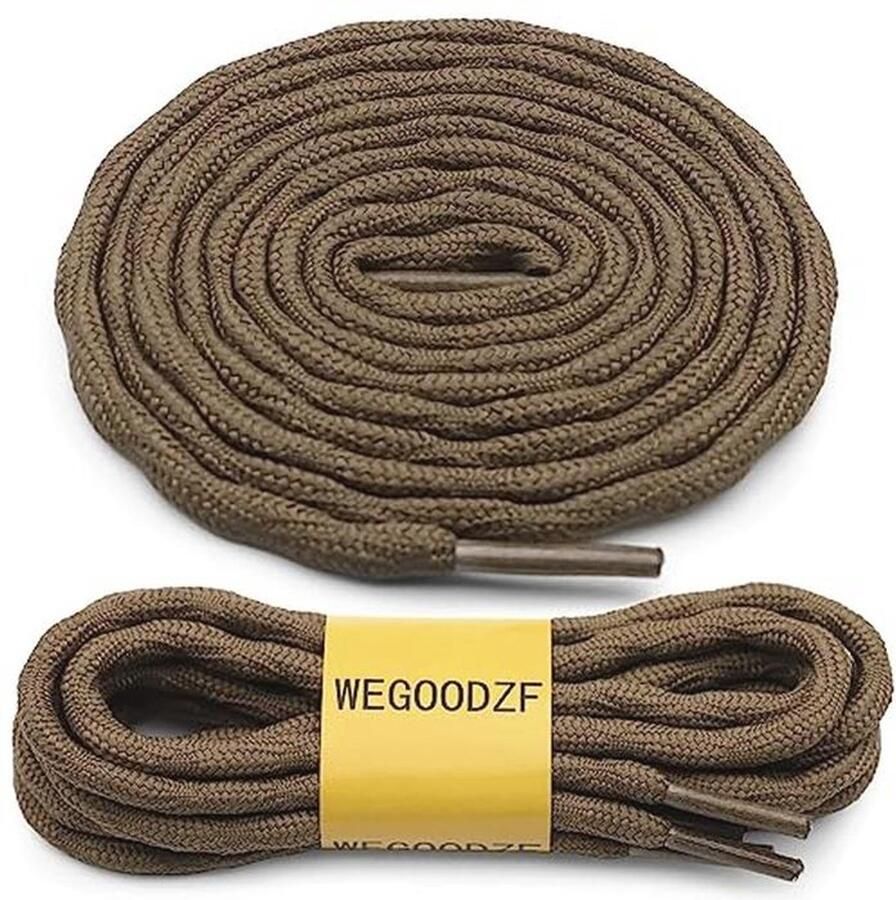 Zware Antislip Schoenveters voor Werklaarzen en Wandelschoenen 2 Paar Ronde Veters