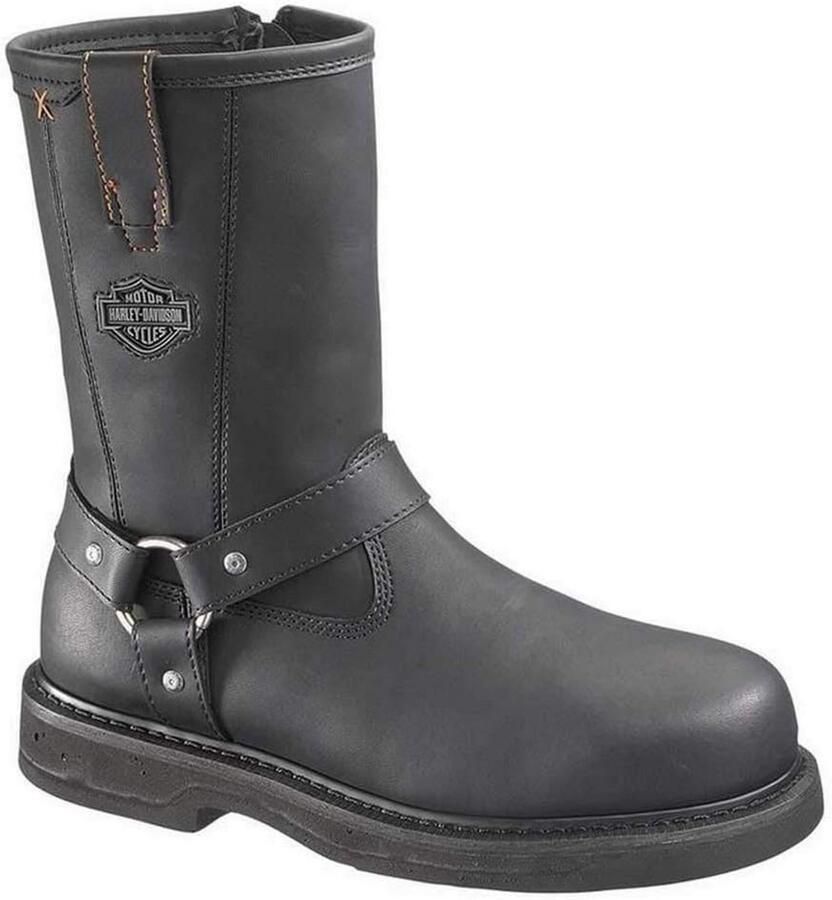 Zware zwarte laarzen met stalen ne inch ABS-zool