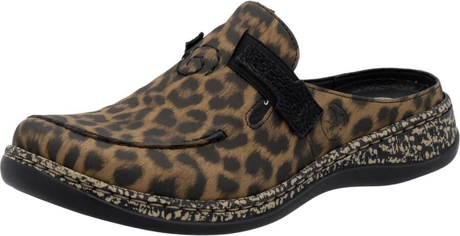 Zwarte Dames Clogs Zonder Sluiting Comfortabele Instappers met Lichte Zool