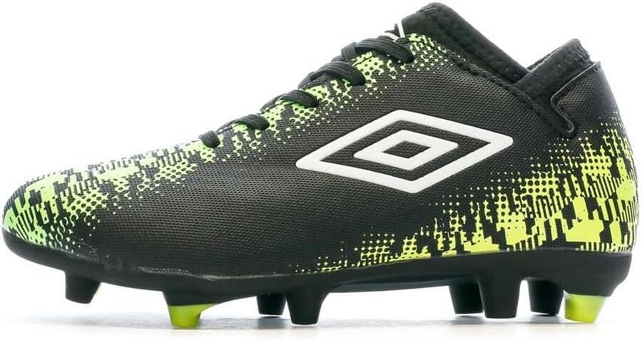 Zwarte en Gele Voetbalschoenen voor Jongens Form Net