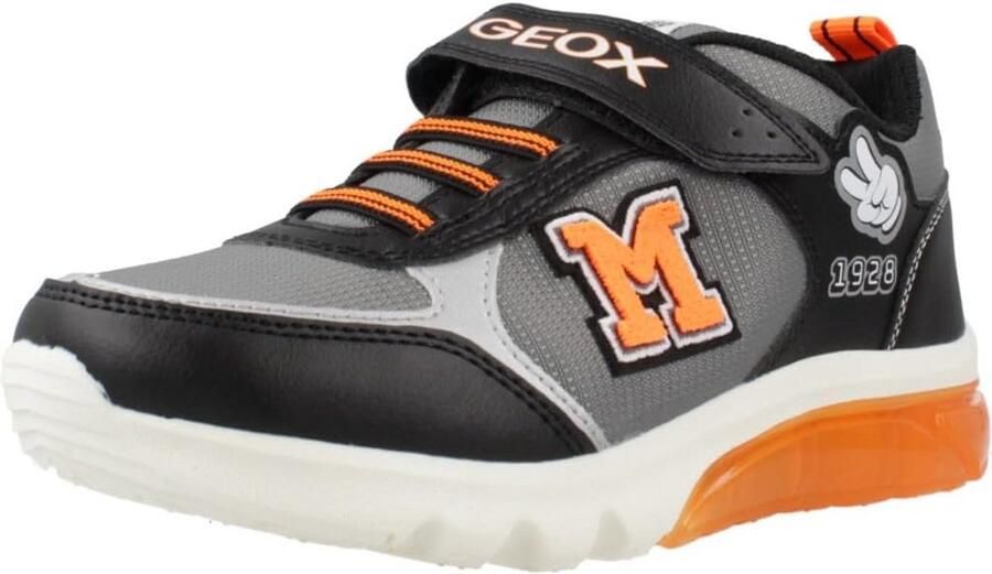 Zwarte Jongens Sneakers Comfortabele Kinderschoenen met Klittenband