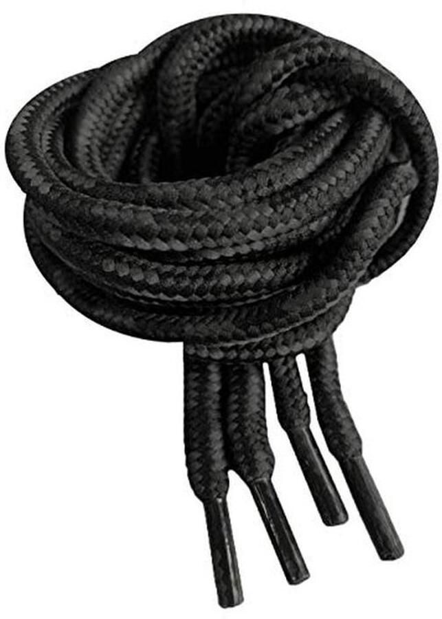 Zwarte Lange Ronde Laarzen Veters voor Werk en Wandelen