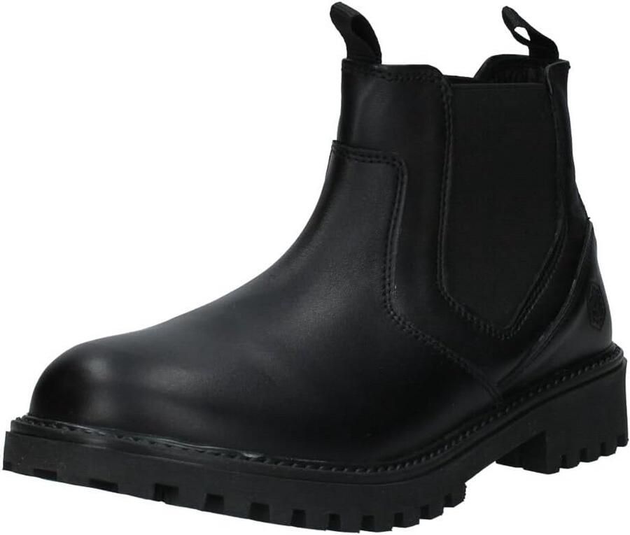 Zwarte Leren Herenschoenen Beatles Model Comfortabel en Veelzijdig