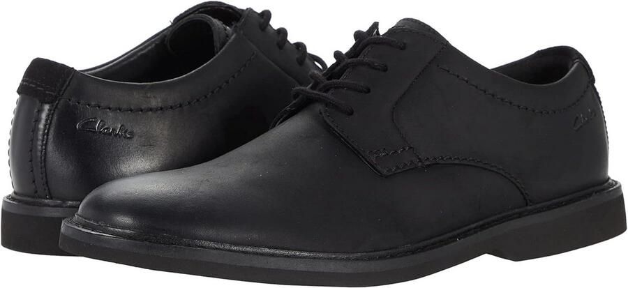 Zwarte Leren Herenschoenen met Veters Comfortabele Casual Dresschoen