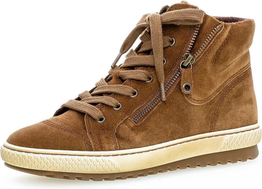 Zwarte leren veterlaarzen dames met rits en uitneembaar voetbed