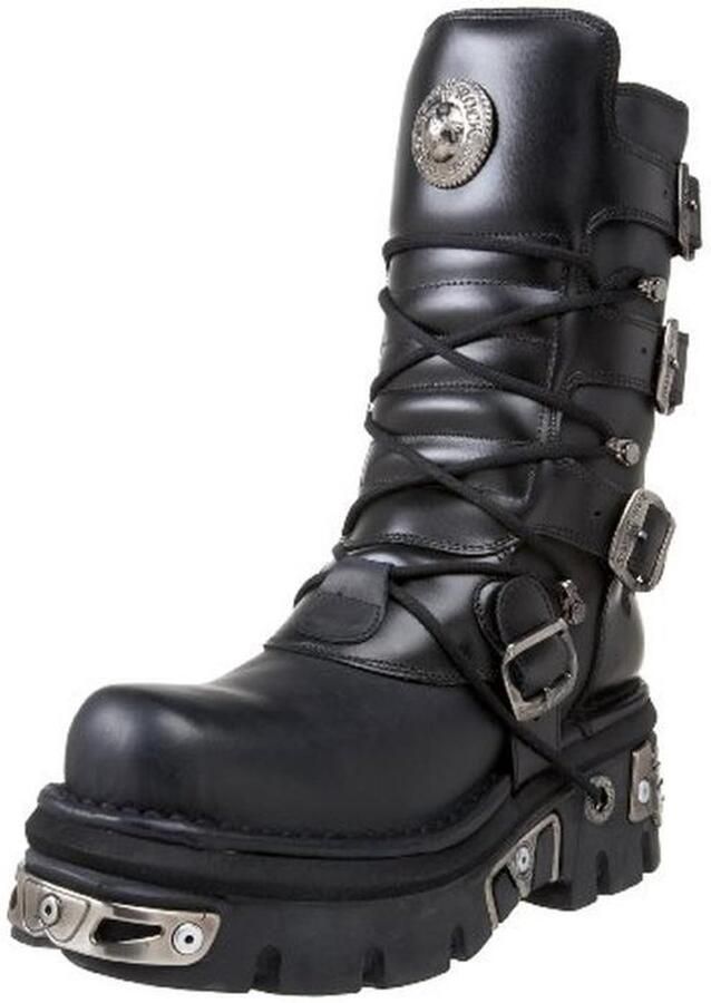 Zwarte Nieuwe Rock Laarzen voor Elke Gelegenheid