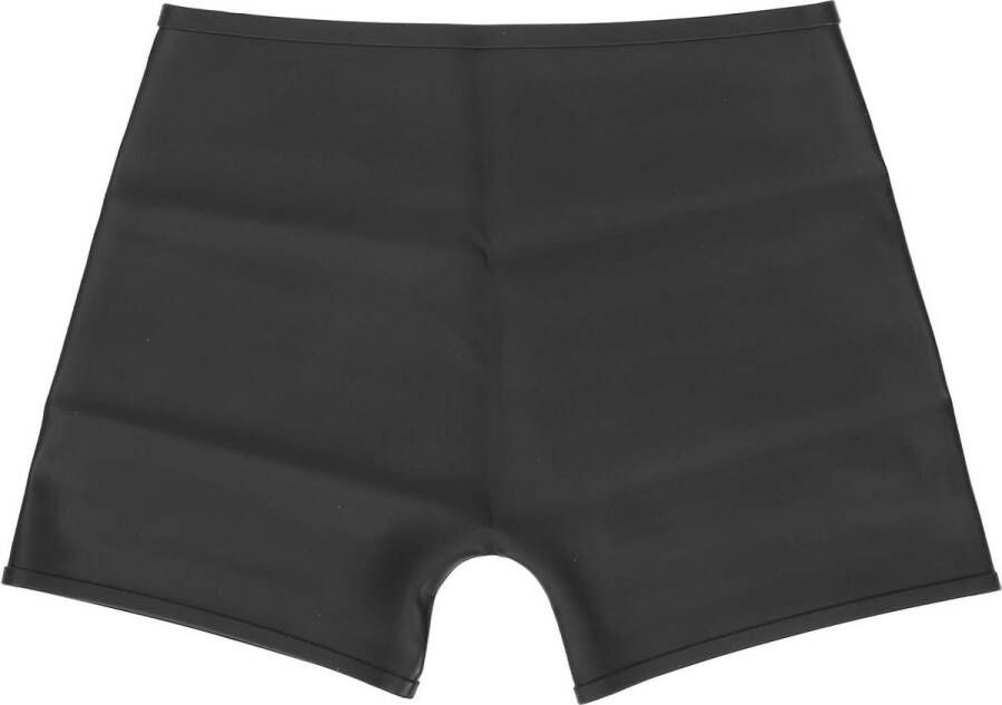 Zwarte siliconen dameszwembroek waterdicht lekvrij 4-hoek zwembroek voor surfen en zeilen zomerstrandzwemkleding