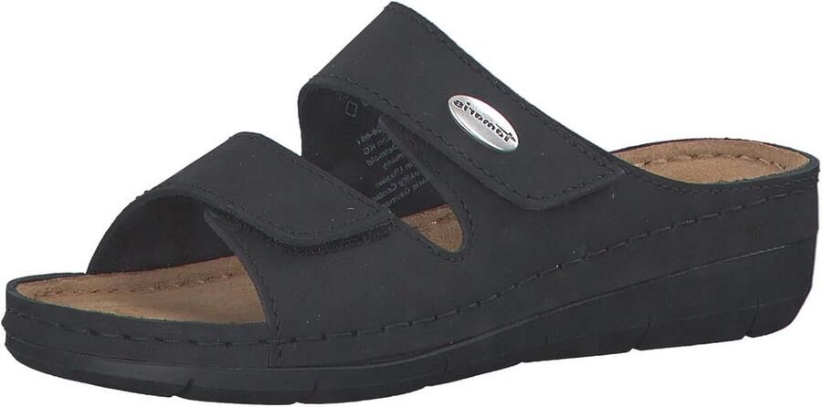 Zwarte Slip-On Sandalen voor Dames
