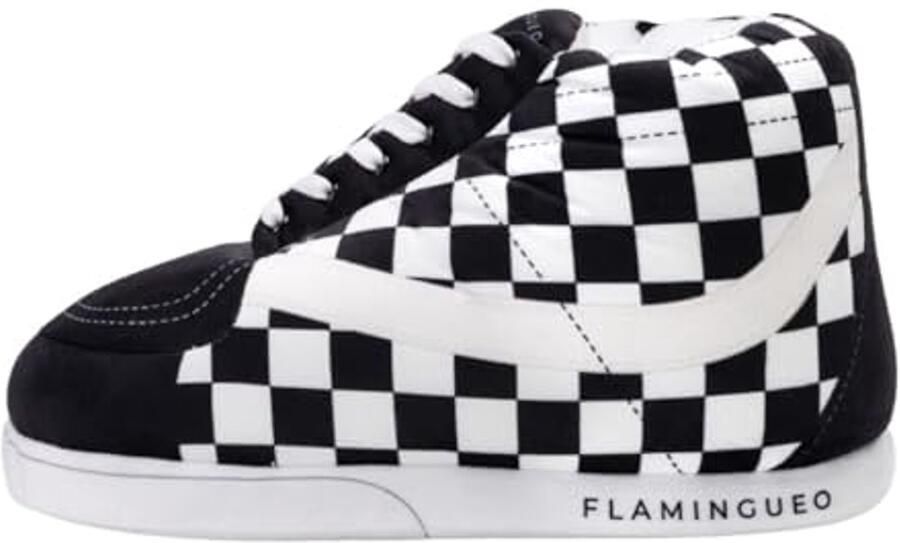 Zwarte Sneakers Slippers voor Thuis Comfortabele en Warme Huis Slippers One Size