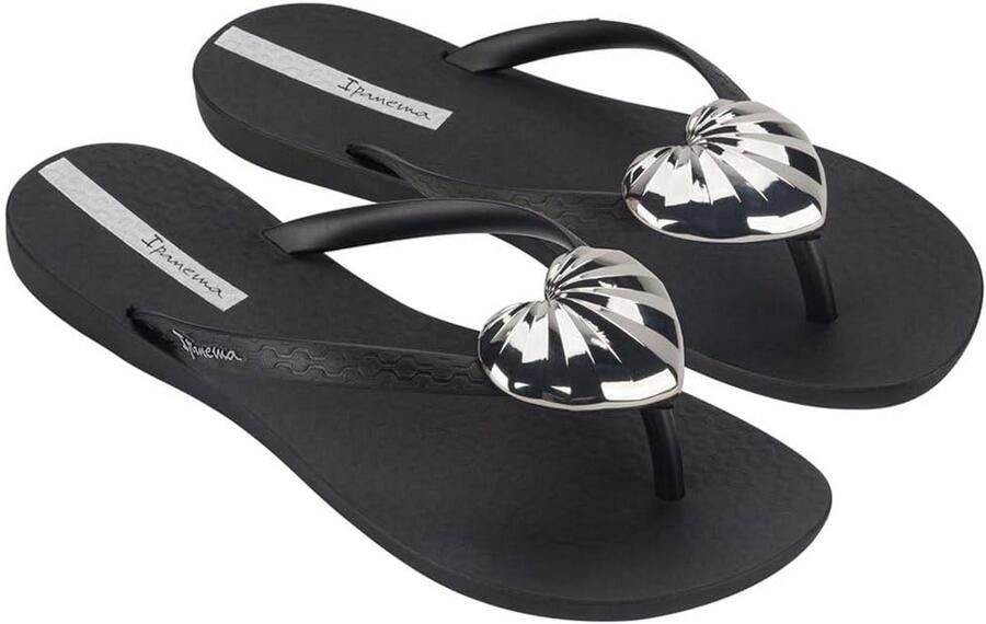 Zwarte Teenslippers voor Dames Comfortabele Zomersandalen