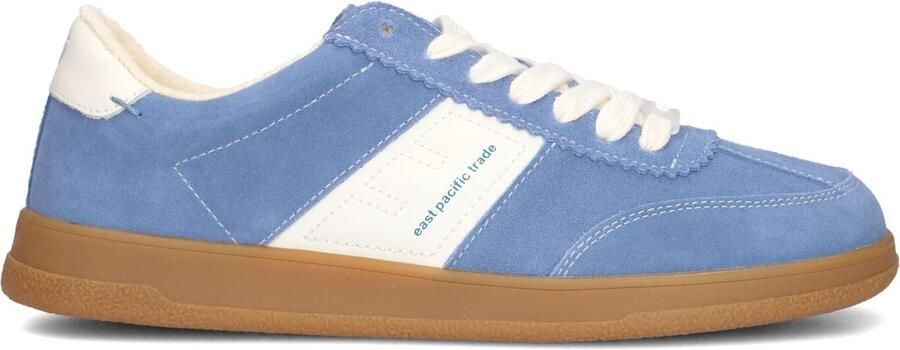 EAST PACIFIC TRADE Lage Sneakers Dames Santos Maat: 36 Materiaal: Suède Kleur: Blauw