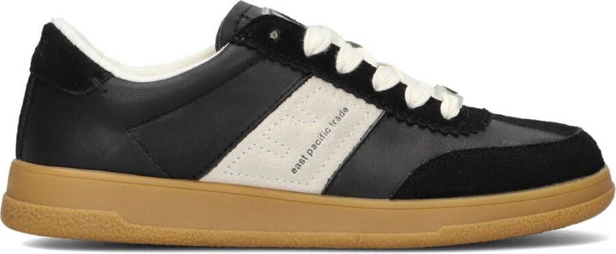 EAST PACIFIC TRADE Lage Sneakers Dames Santos-w Maat: 43 Materiaal: Leer Kleur: Zwart