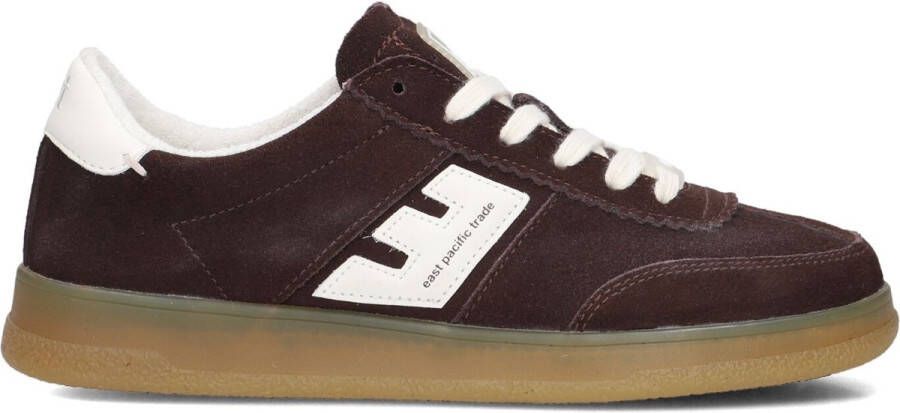 EAST PACIFIC TRADE Lage Sneakers Dames Santos-w Maat: 40 Materiaal: Suède Kleur: Bruin