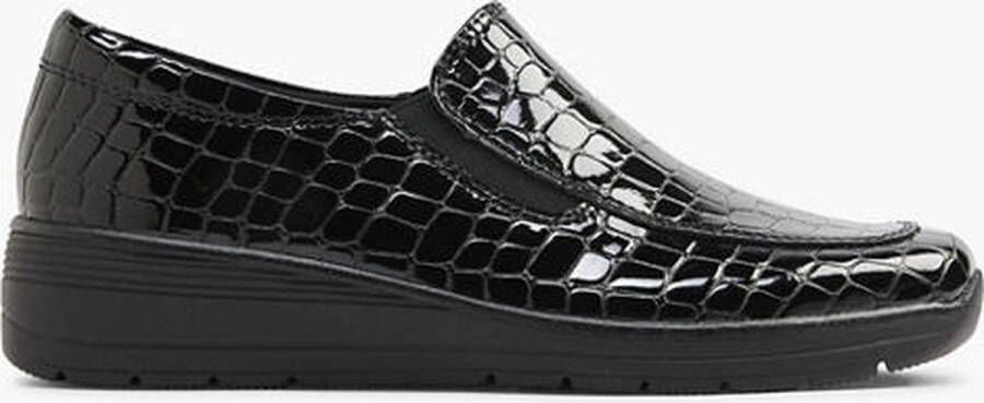 Easy Street Zwarte comfort instapper lak - Foto 3