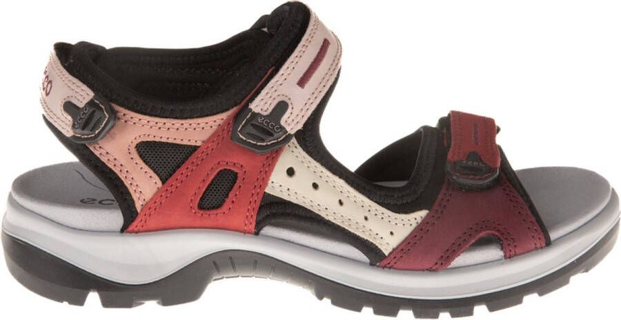 ECCO 822083 60406 rood-roze klit sandaal