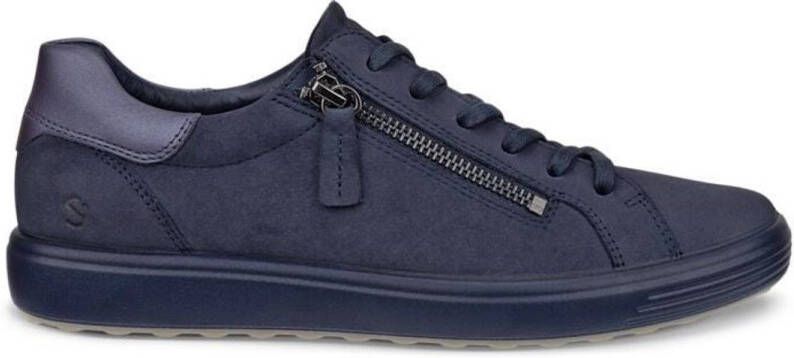 ECCO -art-490553 61332 -dames-blauw-nubuck-sneaker