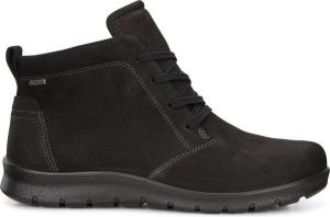 Ecco Zwarte Fara Black Renoir Veterschoenen