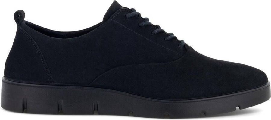 ECCO Bella Veterschoenen Zwart Nubuck