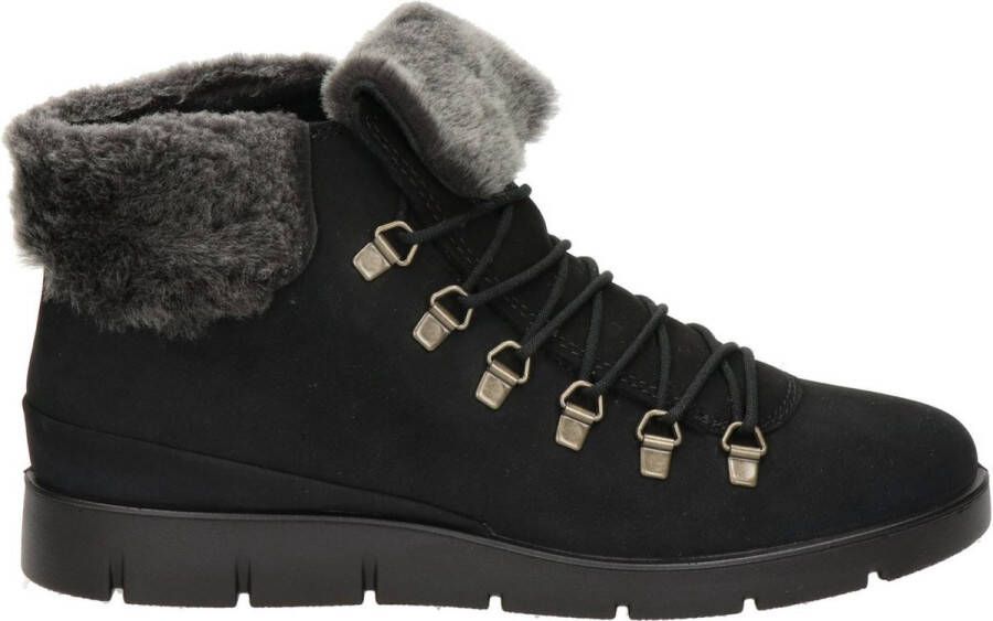 ECCO Bella dames veterboot Zwart
