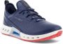 ECCO Golf Biom Lace Golfschoenen Voor Dames Blauw - Thumbnail 2