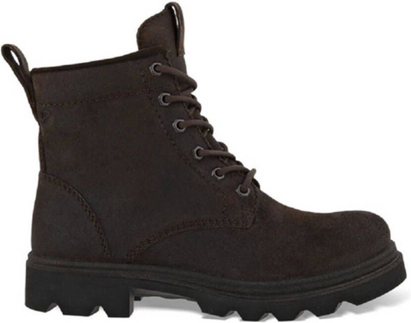 ECCO Grainer Veterboot Vrouwen Bruin