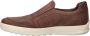 ECCO Byway leren heren instappers cognac Uitneembare zool - Thumbnail 2