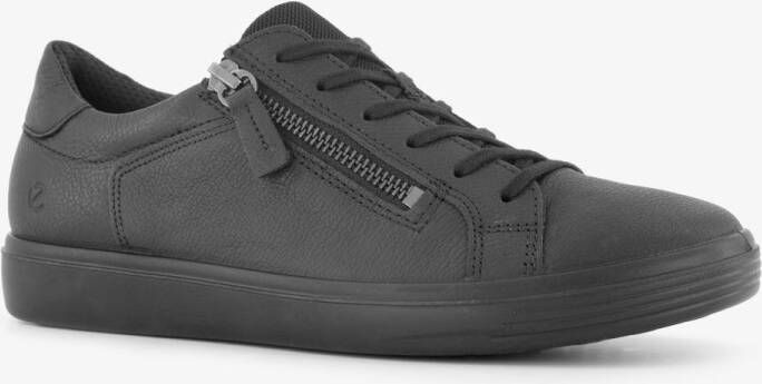 ECCO Classic leren dames sneakers zwart Uitneembare zool