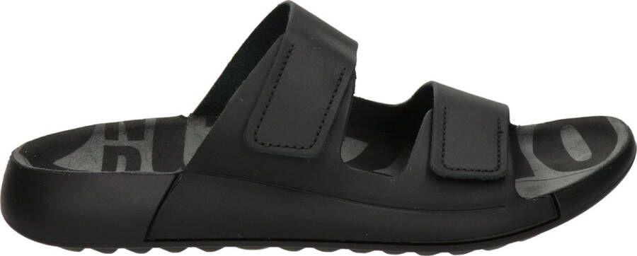 Ecco Slippers Cozmo W zomerschoen slippers met twee klittenbandsluitingen