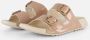 ECCO Cozmo Slippers beige Leer Dames - Thumbnail 1