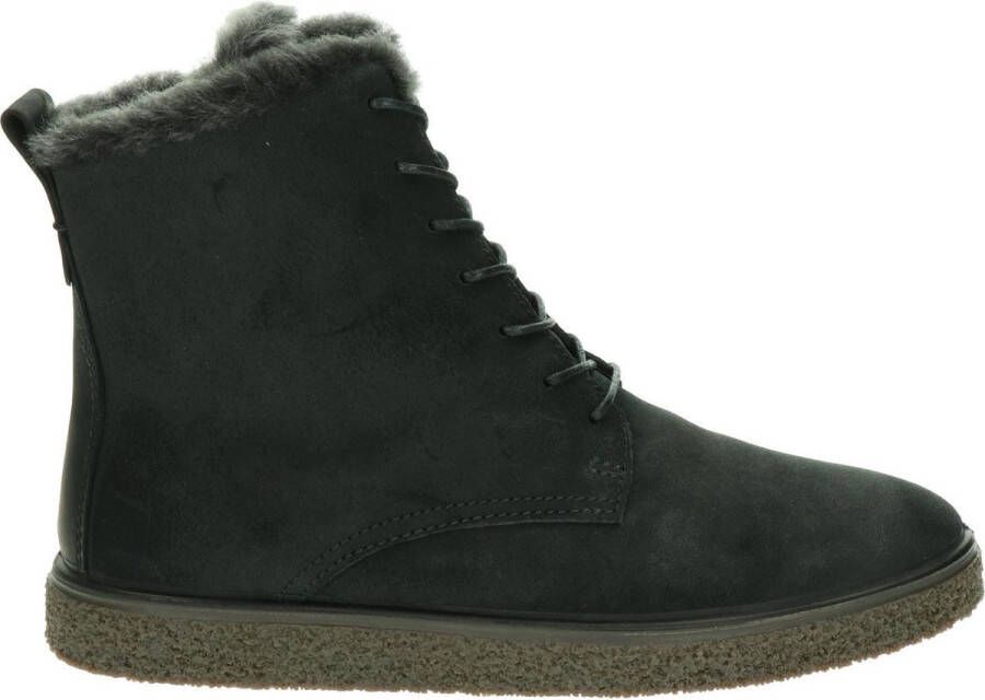 ECCO Crepetray dames veterboot Zwart