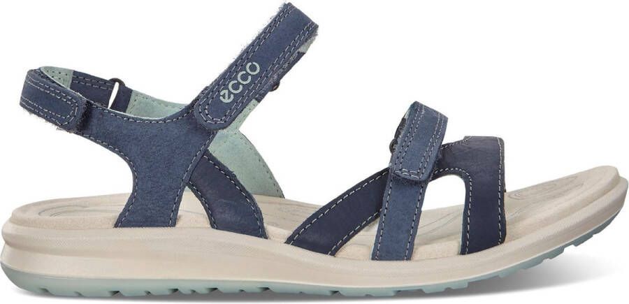 Ecco Sandalen Cruise zomerschoen sandaal keilhak met subtiele logo-opschrift