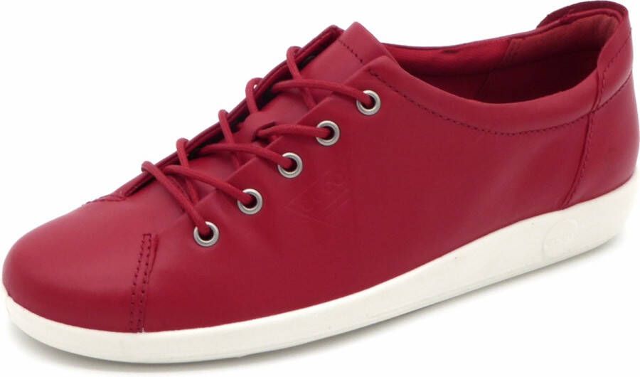 ECCO Dames Veterschoen Soft 2.0 206503-11466 Rood