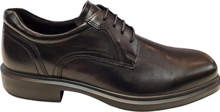 ECCO 500164 01001 Helsinki Heren Nette Veterschoenen Zwart