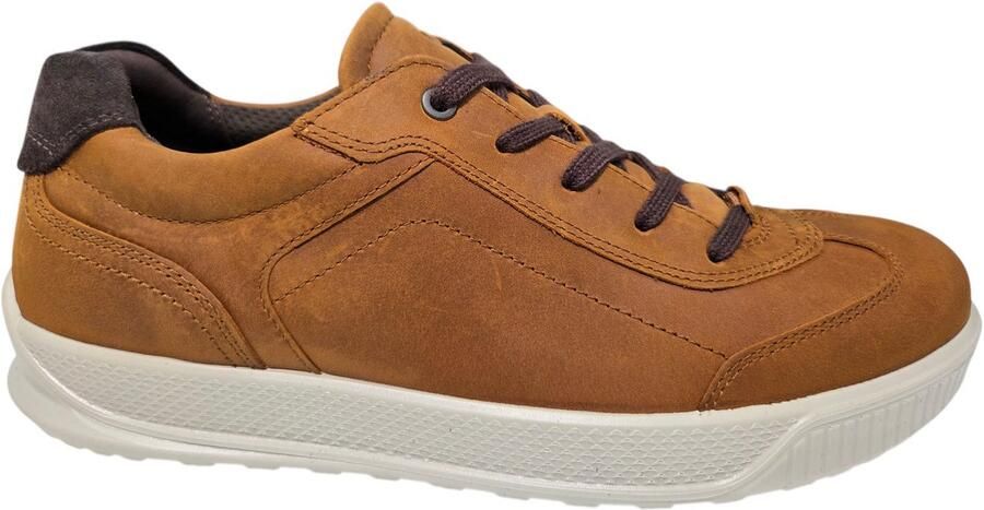 ECCO 501684 02034 ByWay Sneakers Beige Nubuck Heren Cognac - Foto 2