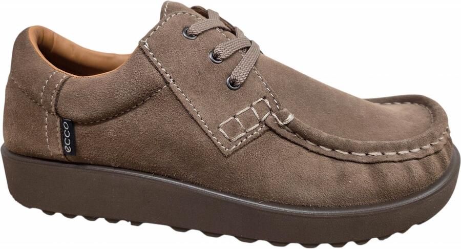 ECCO 540804 05482 Veterschoenen Beige Suede Heren Beige