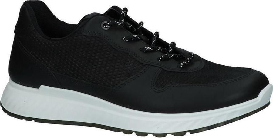 ECCO 836194 -St 1 Men's Sneaker laag gekleed Heren Zwart- 51052 -Black Black