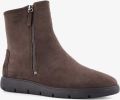 ECCO Bella 2 W Zip Enkellaarsjes bruin Suede Dames - Bruin