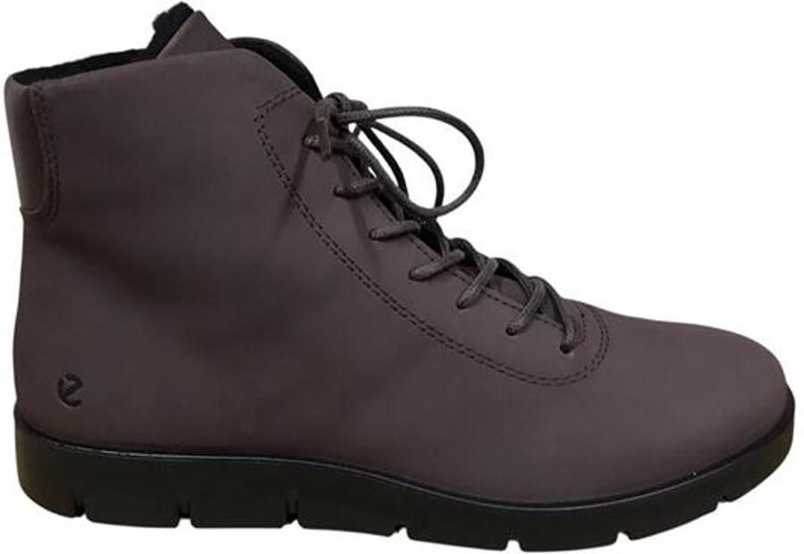 ECCO -art-282403 61333- enkel veter rits-bruin-nubuck-dames - Foto 2