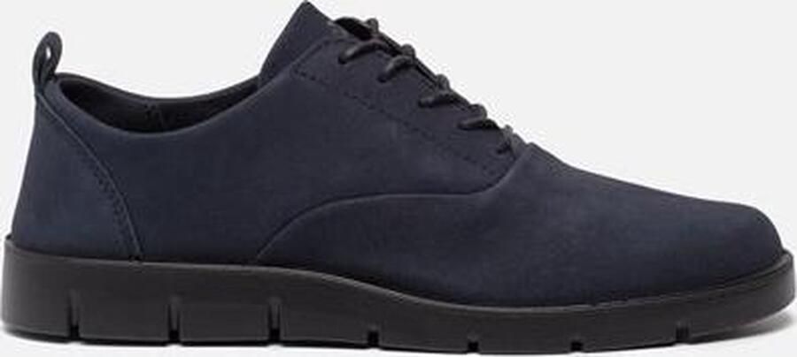 ECCO Bella veterschoenen blauw Nubuck Dames