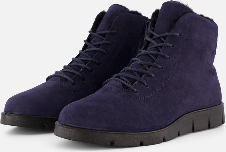 ECCO Bella Winter Veterboots blauw Nubuck Dames