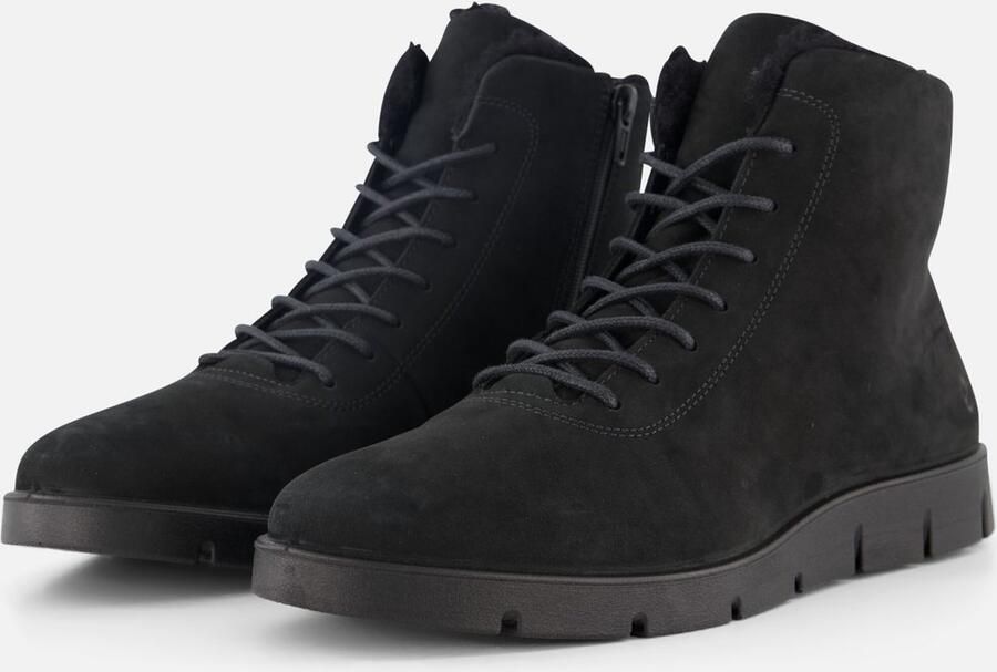 ECCO Bella Winter Veterboots zwart Nubuck Dames